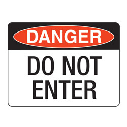 Danger Signage